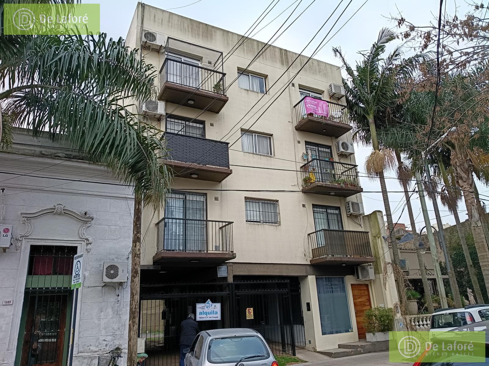 ALQUILER - Dpto. 2 Amb. en San Fernando, Balcón al Frente y Cochera Cubierta