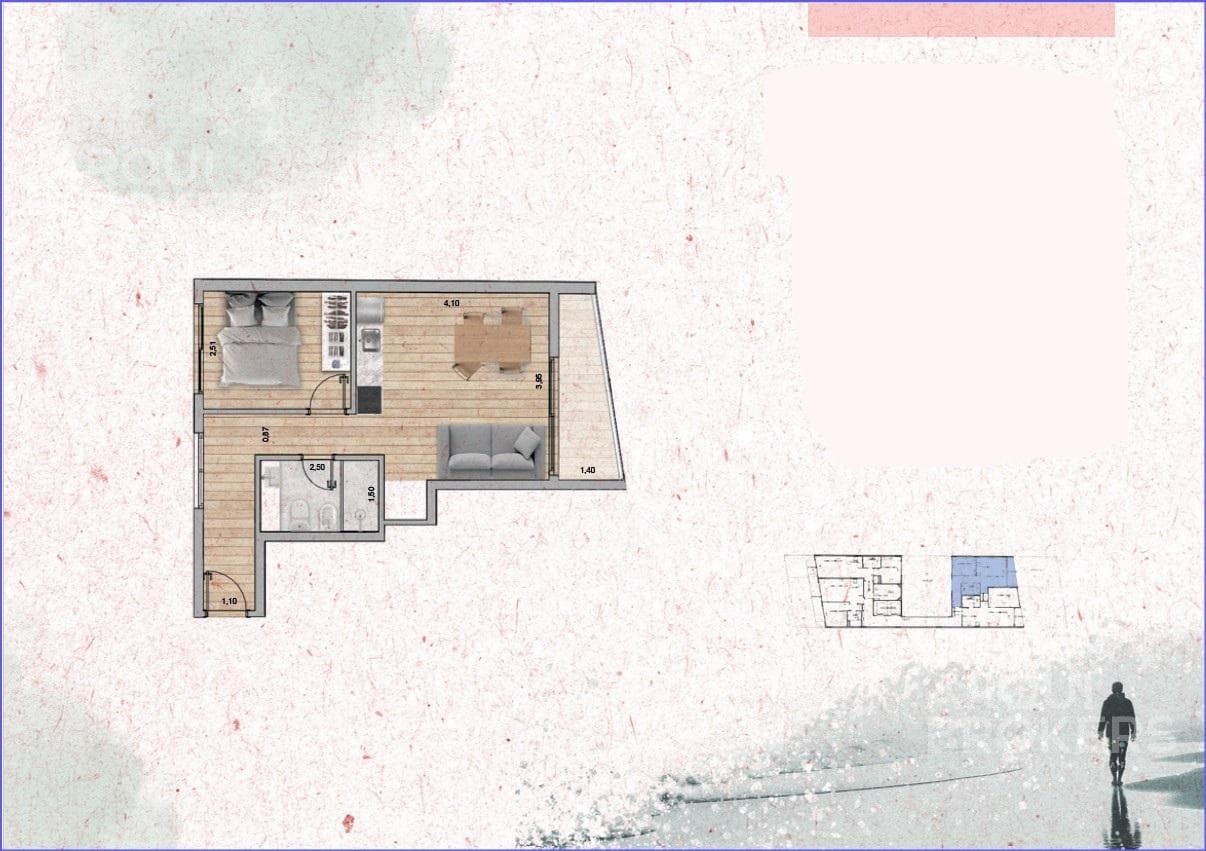 One-bedroom apartment for sale in Pocitos - 903