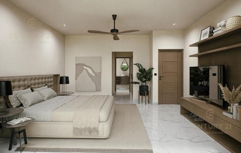 Hermosa casa en preventa en Residencial Senderos Mayakoba en Playa del Carmen P4400