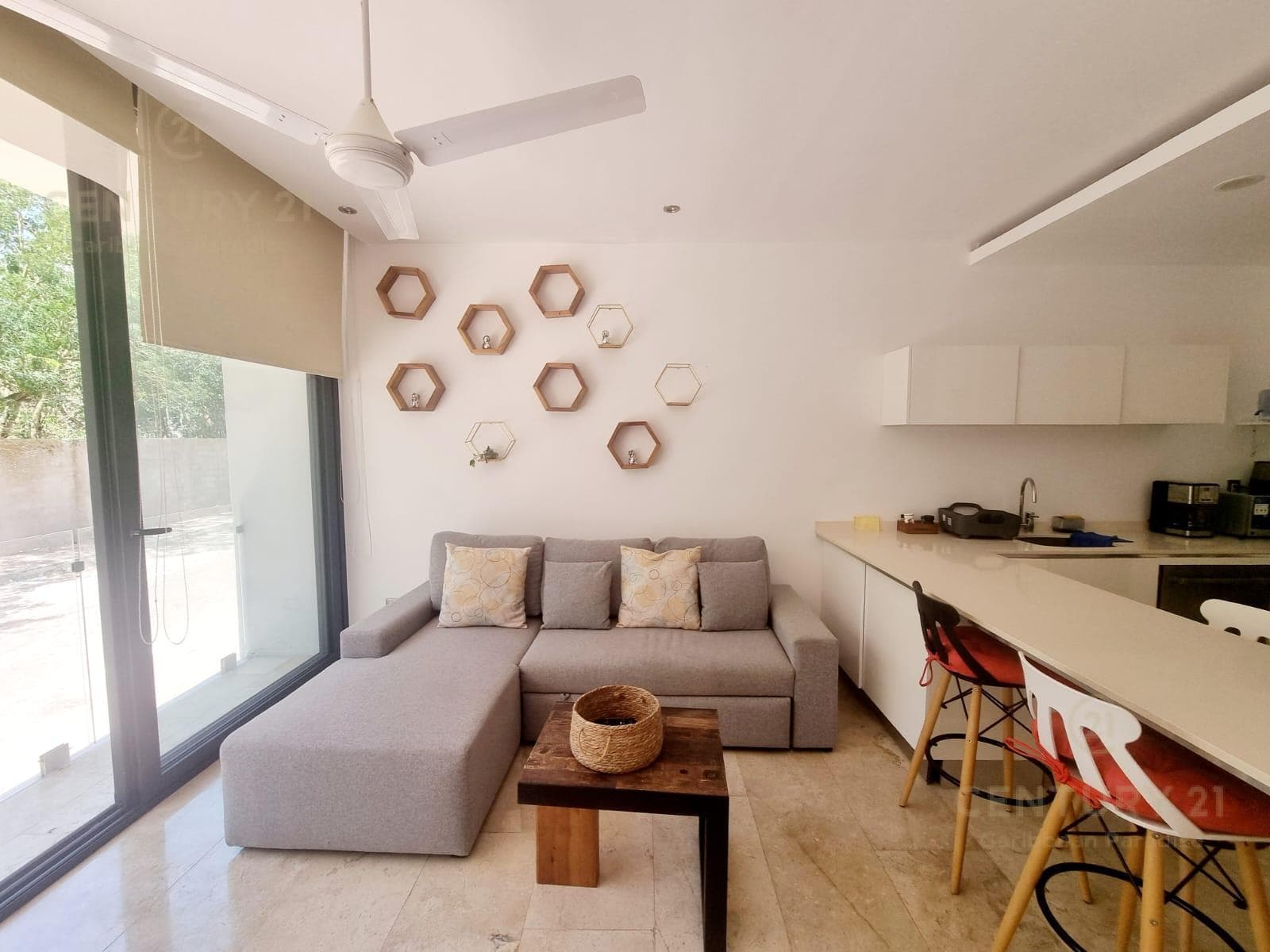 Depto en renta PB 1 rec amueblado Menesse on the Beach P43