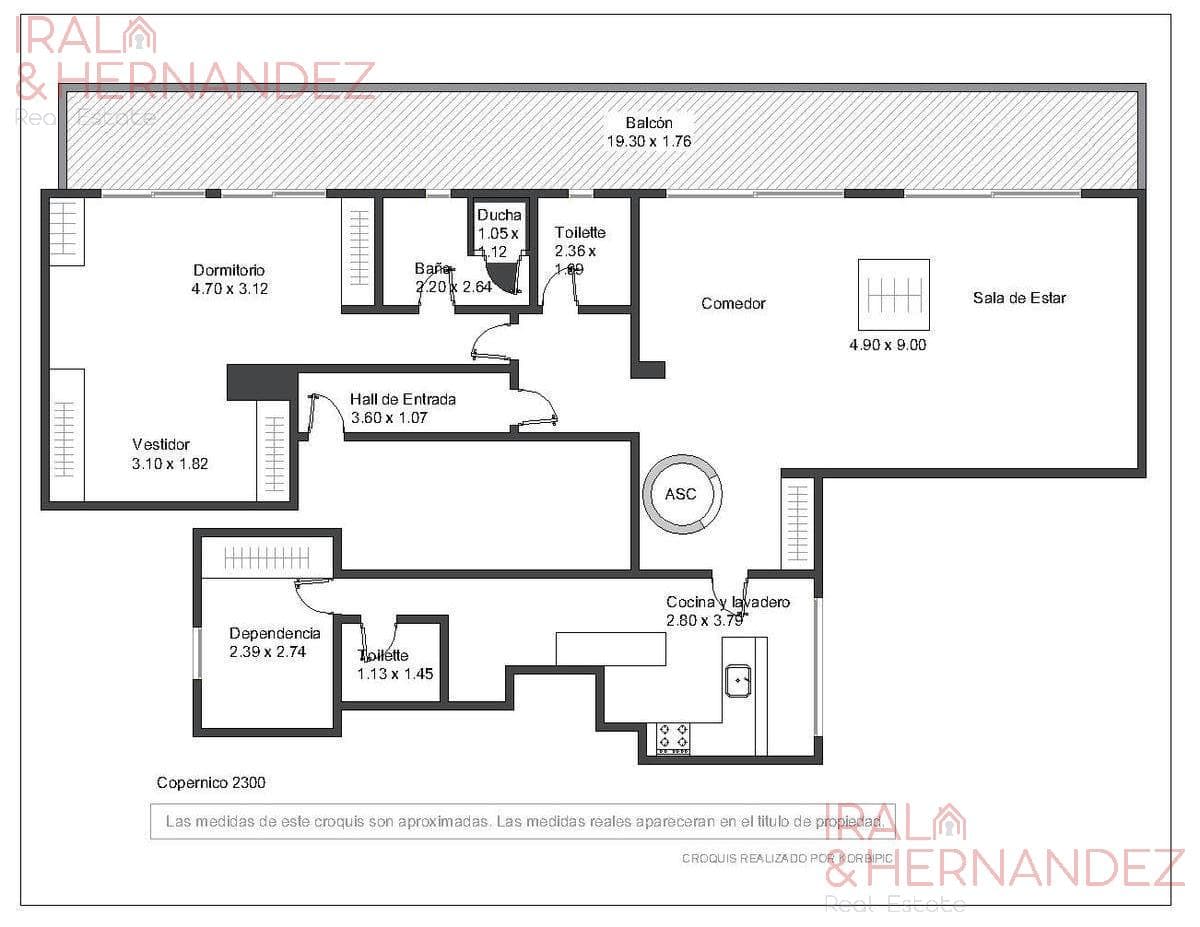 FOR SALE: 5-room apartment with terrace, barbecue area, and garage in La Isla, Recoleta