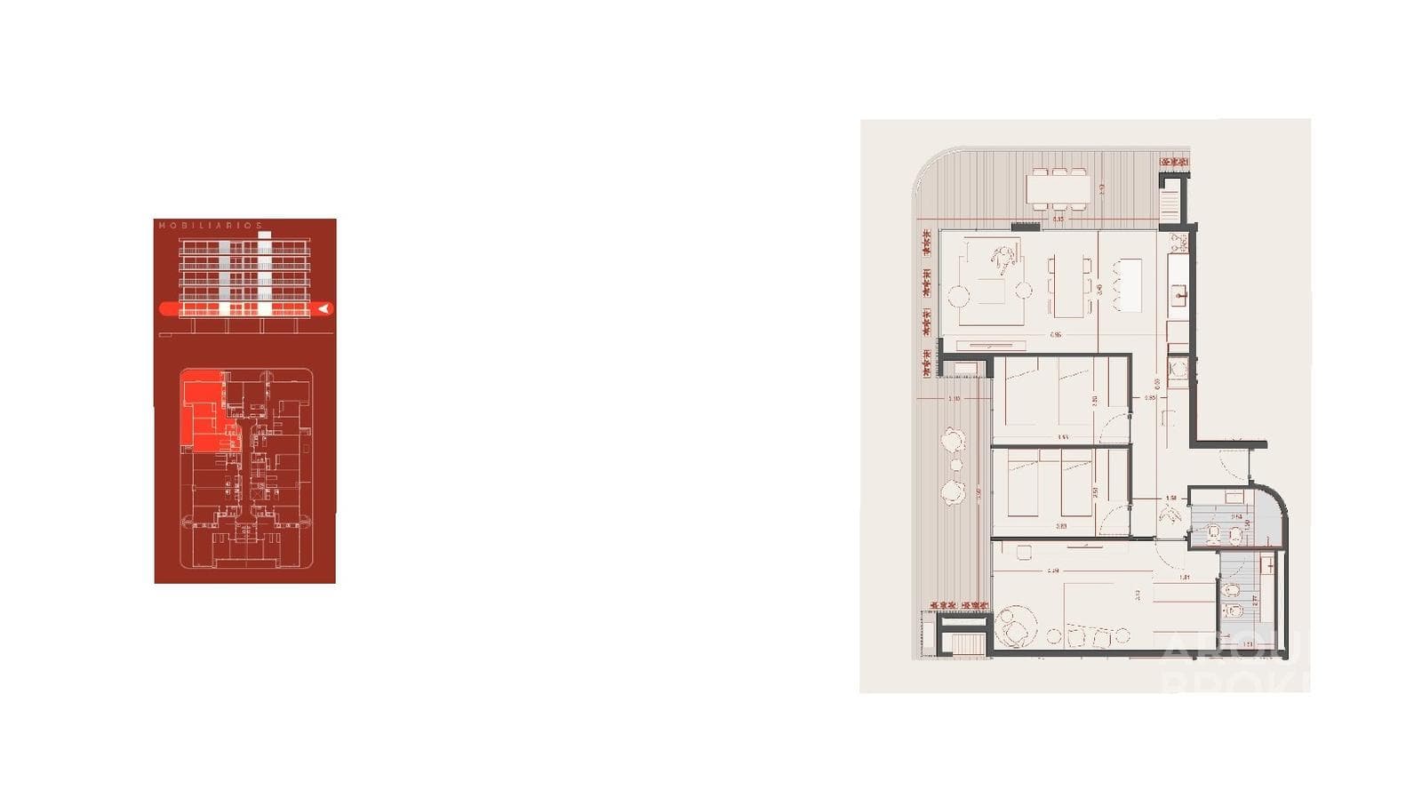 Three-bedroom apartment for sale in Ciudad de la Costa