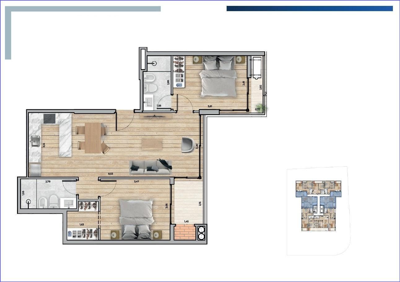 Two-bedroom apartment for sale in Lagomar