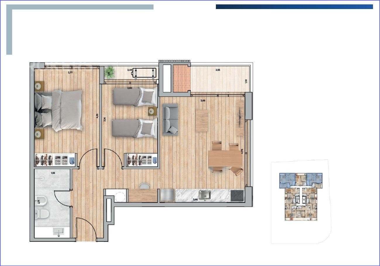 Two-bedroom apartment for sale in Lagomar