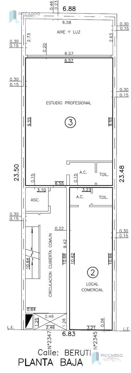 Brand-new commercial space in Barrio Norte