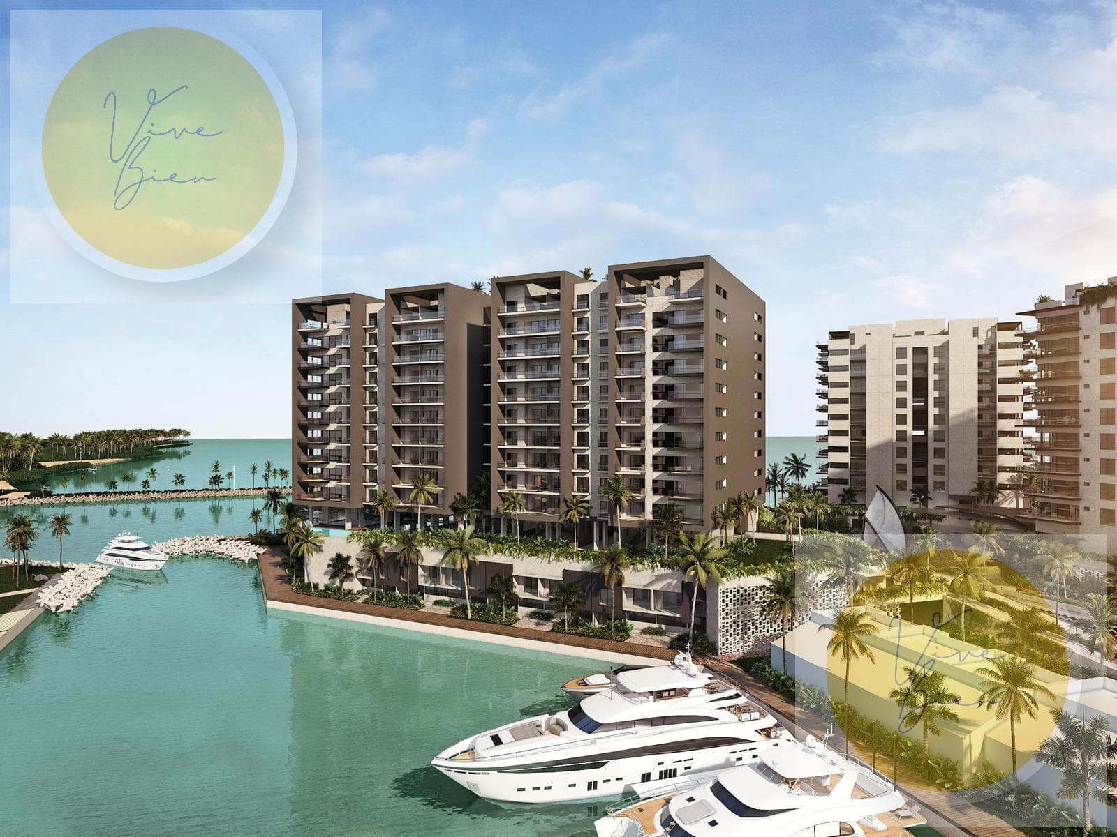 Apartment in Torre Bonanza, Yucalpetén Resort Marina, Mérida, Yucatán