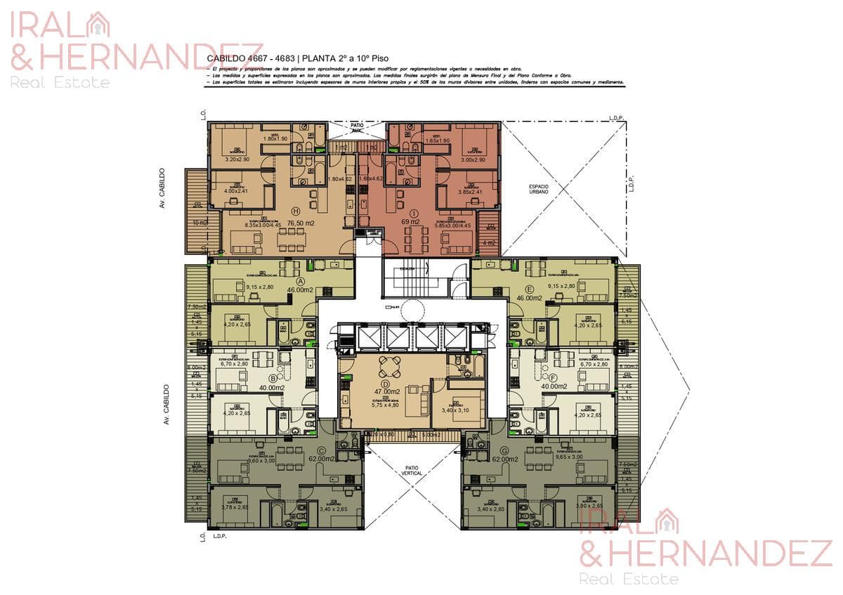 2-ROOM APARTMENT FOR SALE WITH LARGE BALCONY/TERRACE IN NUÑEZ - ALTOS DE NUÑEZ