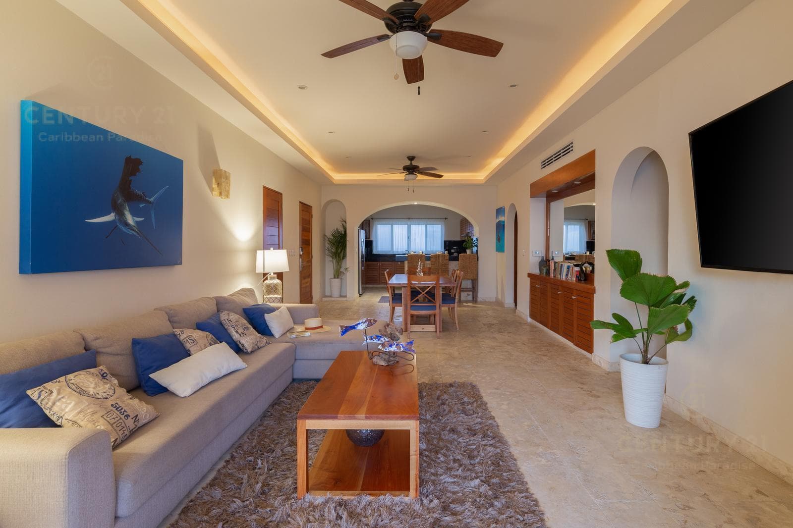 Departamento 3 Recámaras en Venta Frente al Mar | Isla Mujeres Cancún | C4014