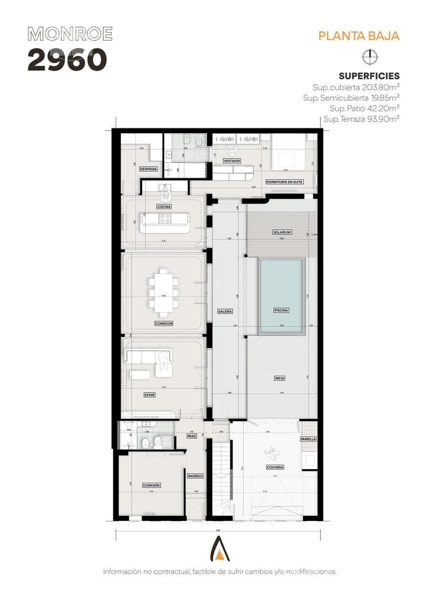 3-bedroom house for sale with a garden, pool, and garage, completely renovated.