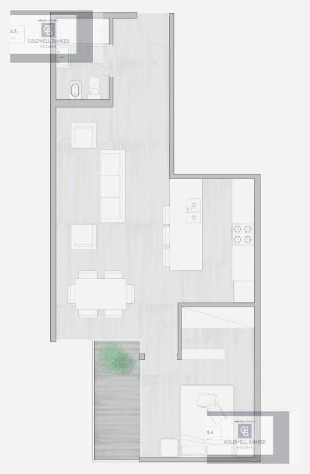FOR SALE / 2-room apartment, 55 m², Artigas 5189
