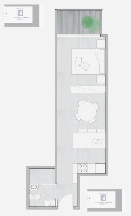 FOR SALE / 2-room apartment, 54 m², Artigas