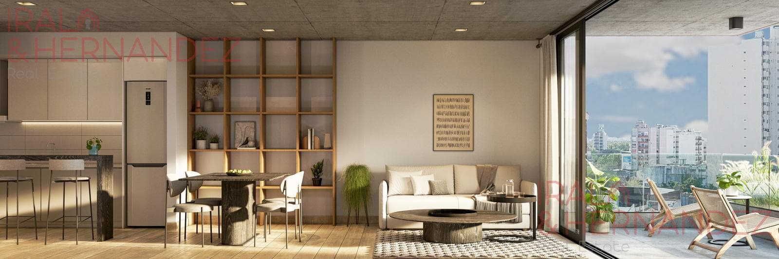 3-ROOM APARTMENT FOR SALE WITH BALCONY AND TERRACE - NUÑEZ