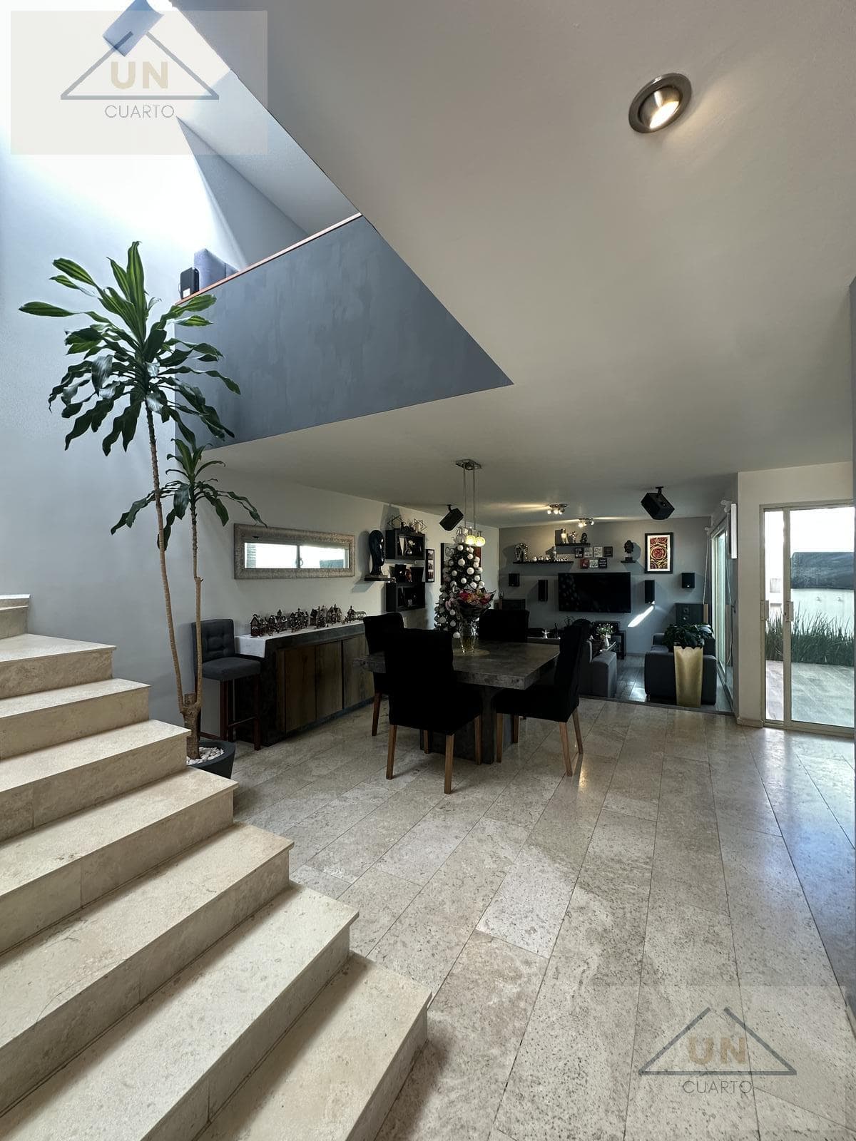 House facing a green space
