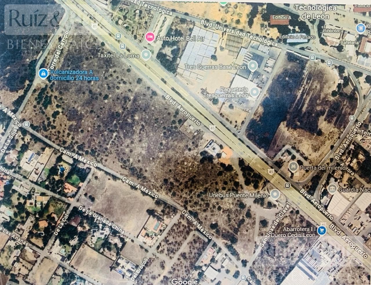 Lot in Puerta Milenio, on Aeropuerto Boulevard.