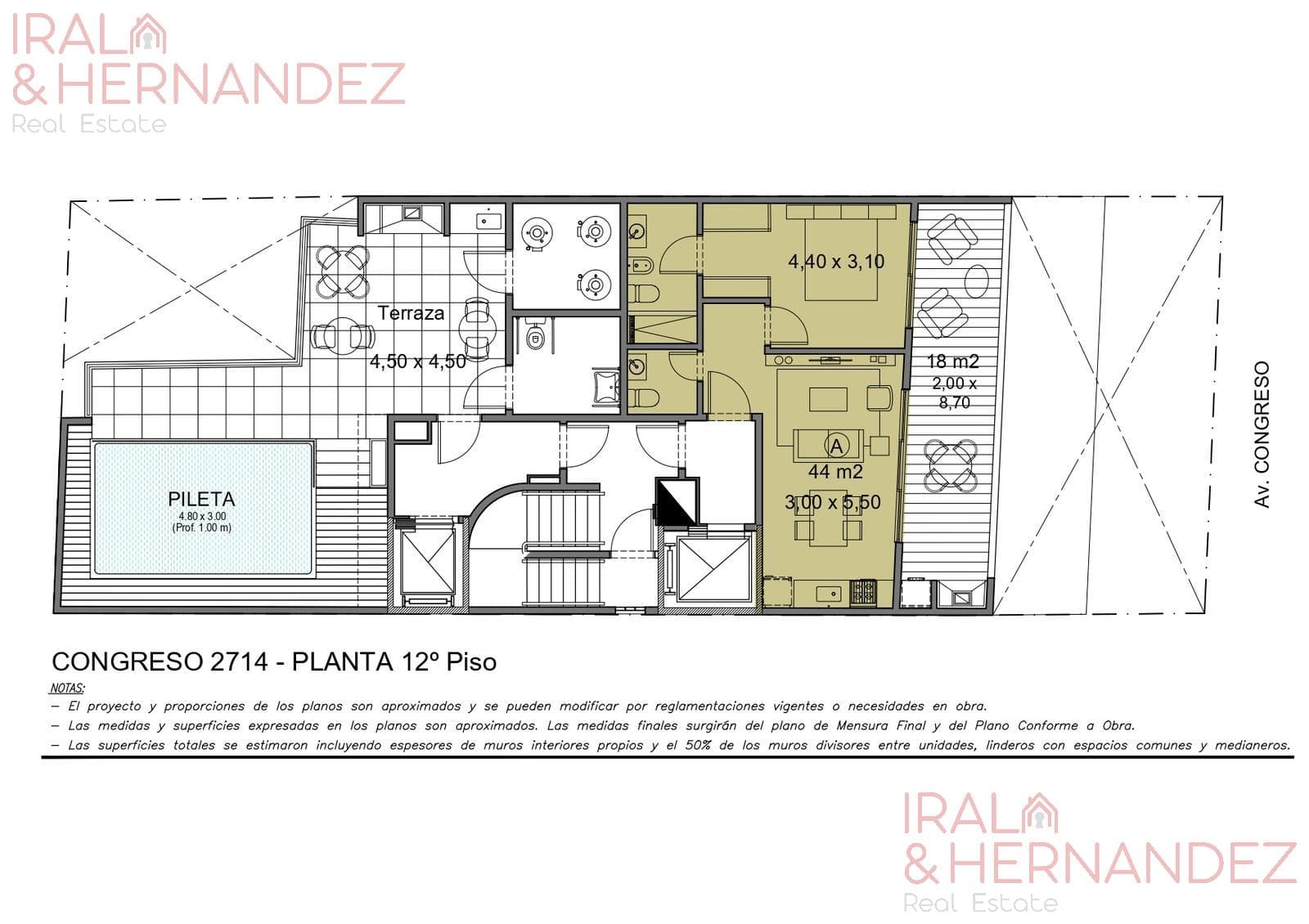 STUDIO APARTMENT FOR SALE WITH AMENITIES IN NUÑEZ