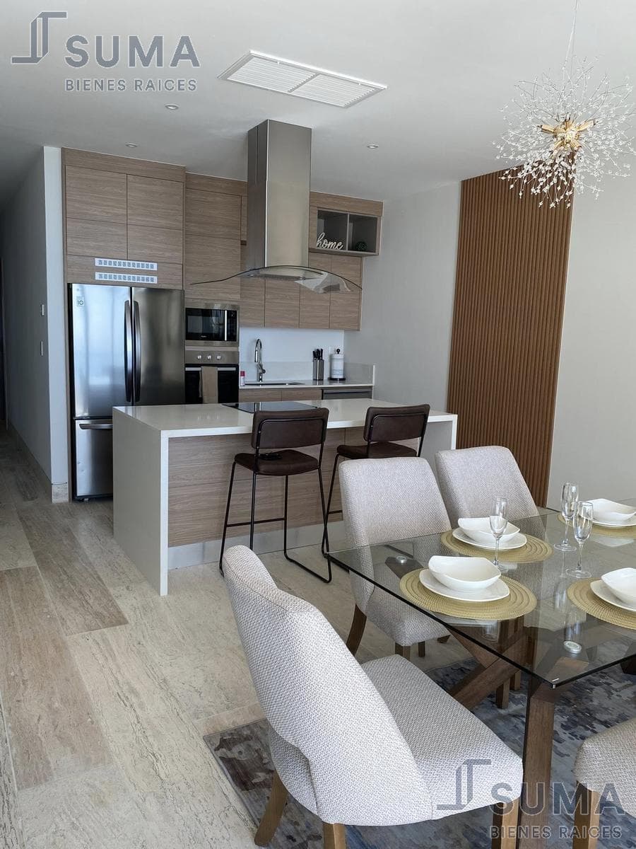 Furnished Beachfront Apartment for Rent in the Velamar Subdivision, Altamira, Tamaulipas.