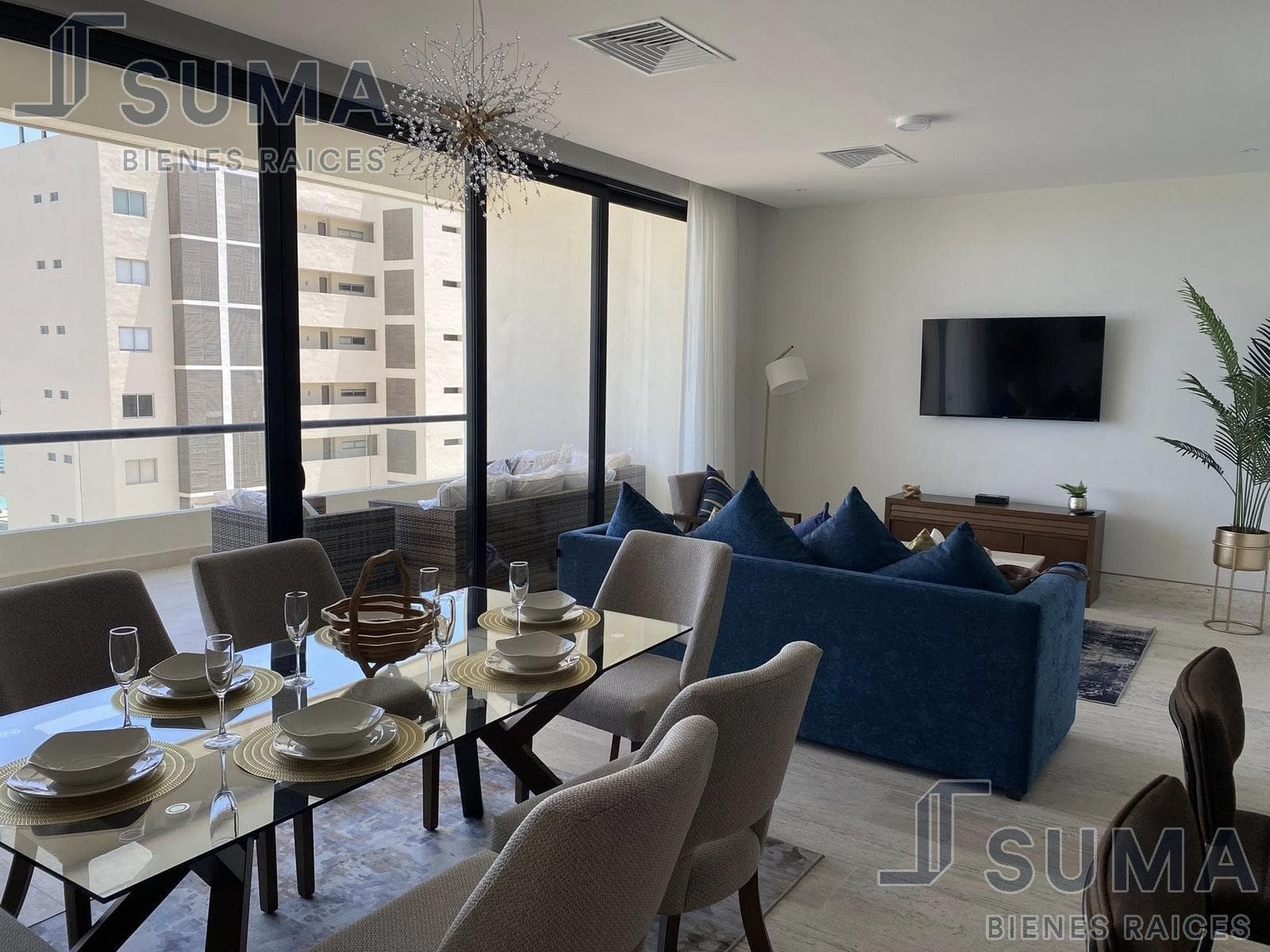 Furnished Beachfront Apartment for Rent in the Velamar Subdivision, Altamira, Tamaulipas.