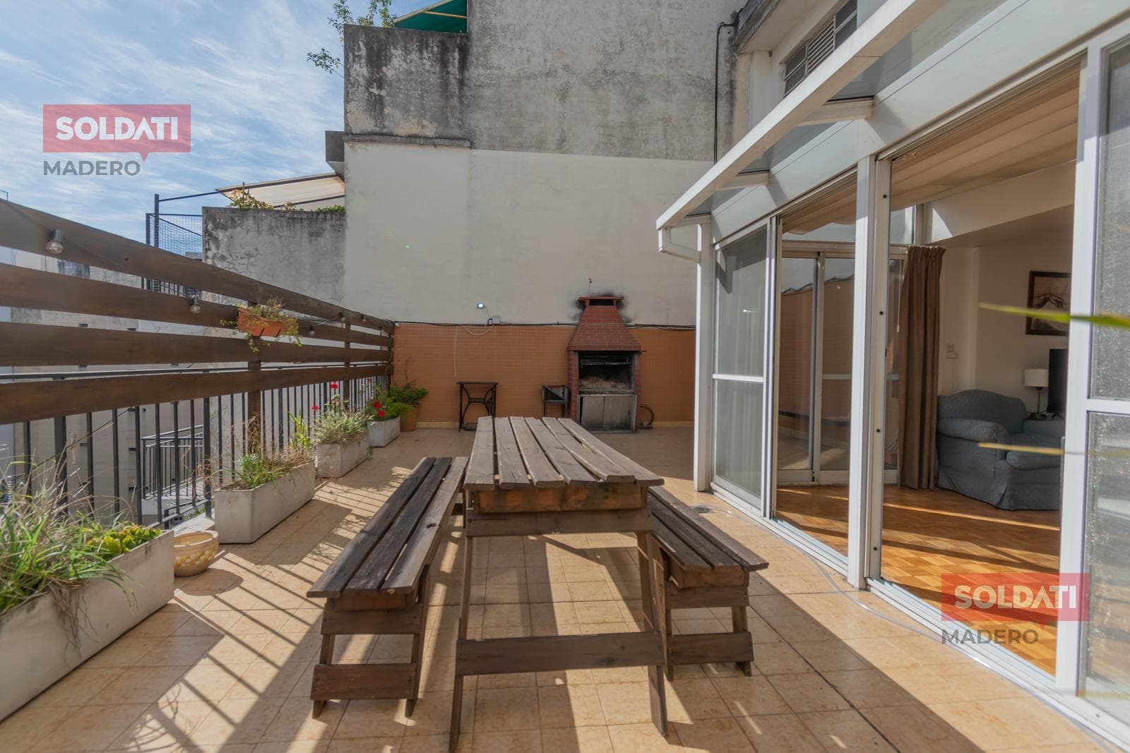 2-room apartment for sale with garage and terrace in Belgrano