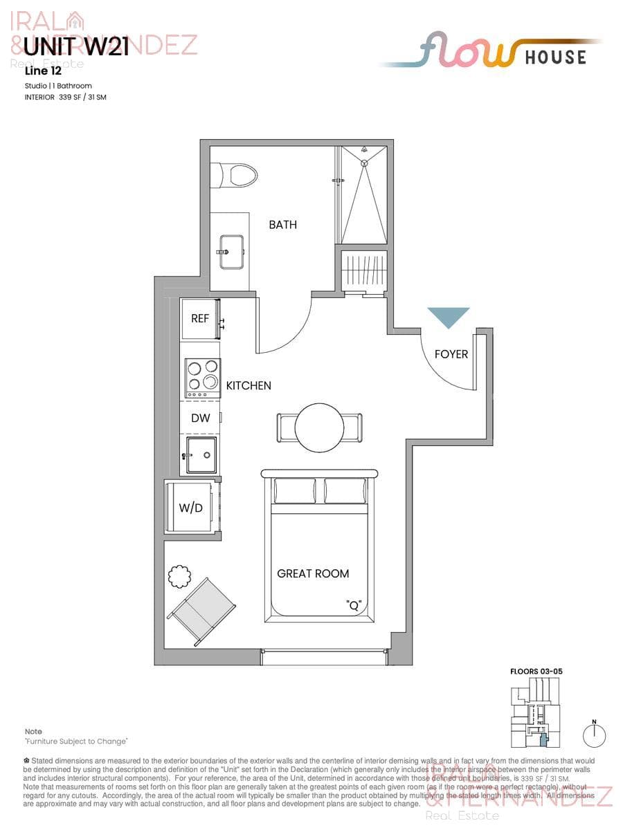 ONE-ROOM STUDIO FOR SALE - FLOW HOUSE - DOWNTOWN MIAMI