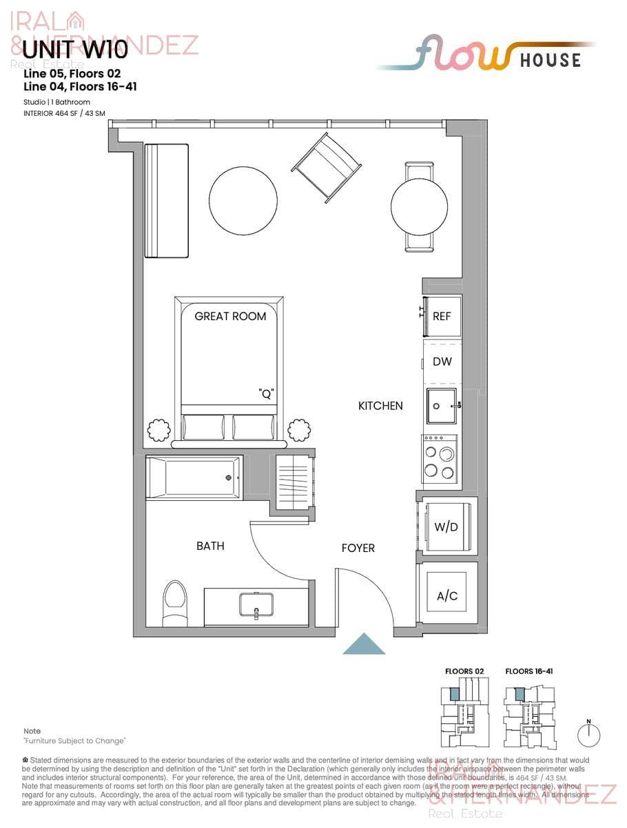ONE-ROOM STUDIO FOR SALE - FLOW HOUSE - DOWNTOWN MIAMI