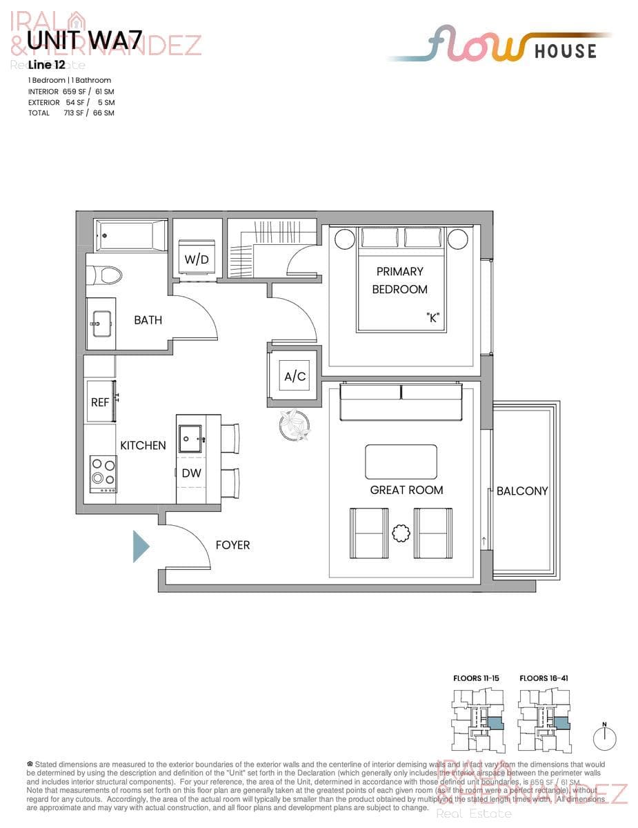 1-BEDROOM APARTMENT FOR SALE - FLOW HOUSE - DOWNTOWN MIAMI