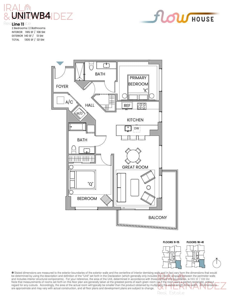 2-BEDROOM APARTMENT FOR SALE IN FLOW HOUSE - DOWNTOWN MIAMI