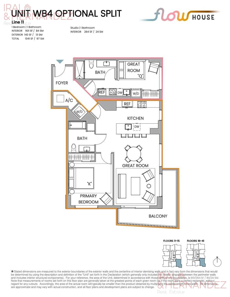 2-BEDROOM APARTMENT FOR SALE IN FLOW HOUSE - DOWNTOWN MIAMI