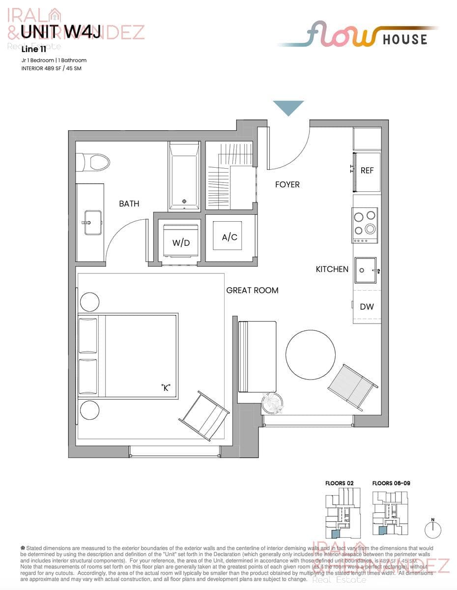 1-BEDROOM APARTMENT FOR SALE - FLOW HOUSE - DOWNTOWN MIAMI