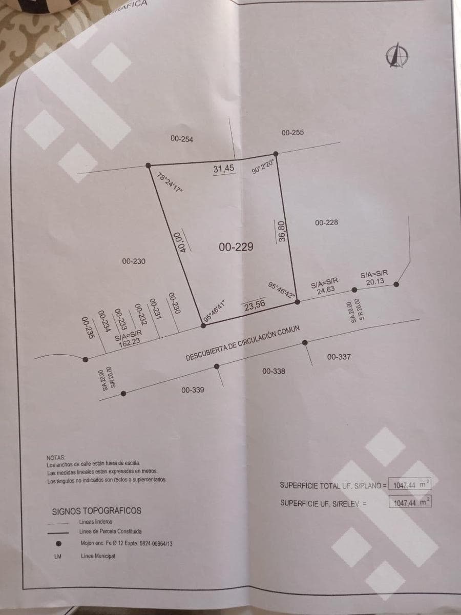 1,007 m² Lot for Sale - Los Canales Golf Club - Plottier