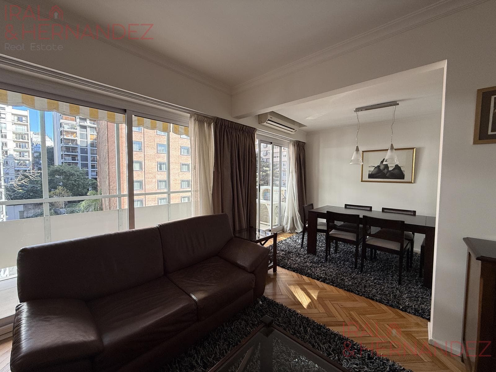 FURNISHED 3-ROOM APARTMENT FOR RENT – BALCONY – GARAGE – RECOLETA