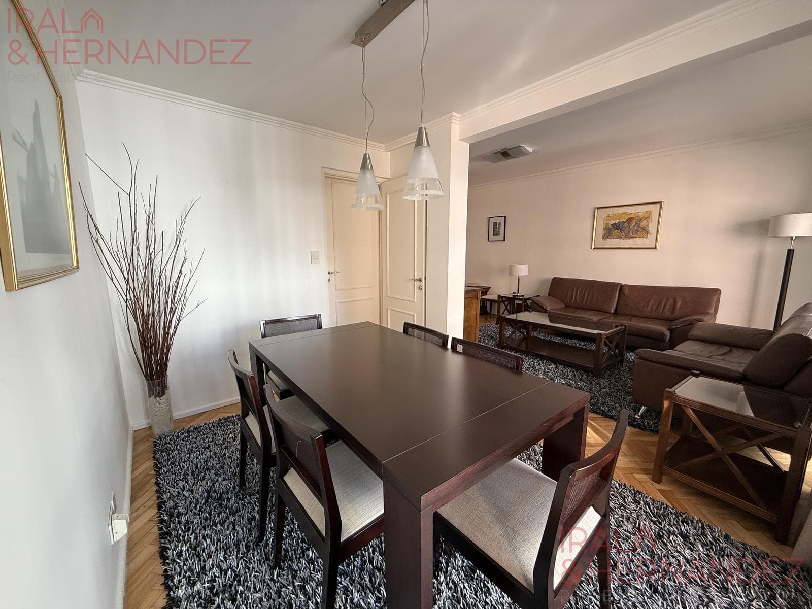 FURNISHED 3-ROOM APARTMENT FOR RENT – BALCONY – GARAGE – RECOLETA