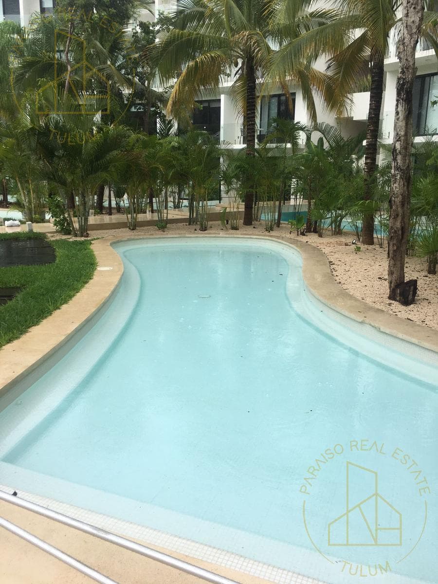 Studio in Central Park Lagunas in Tulum, with a private patio