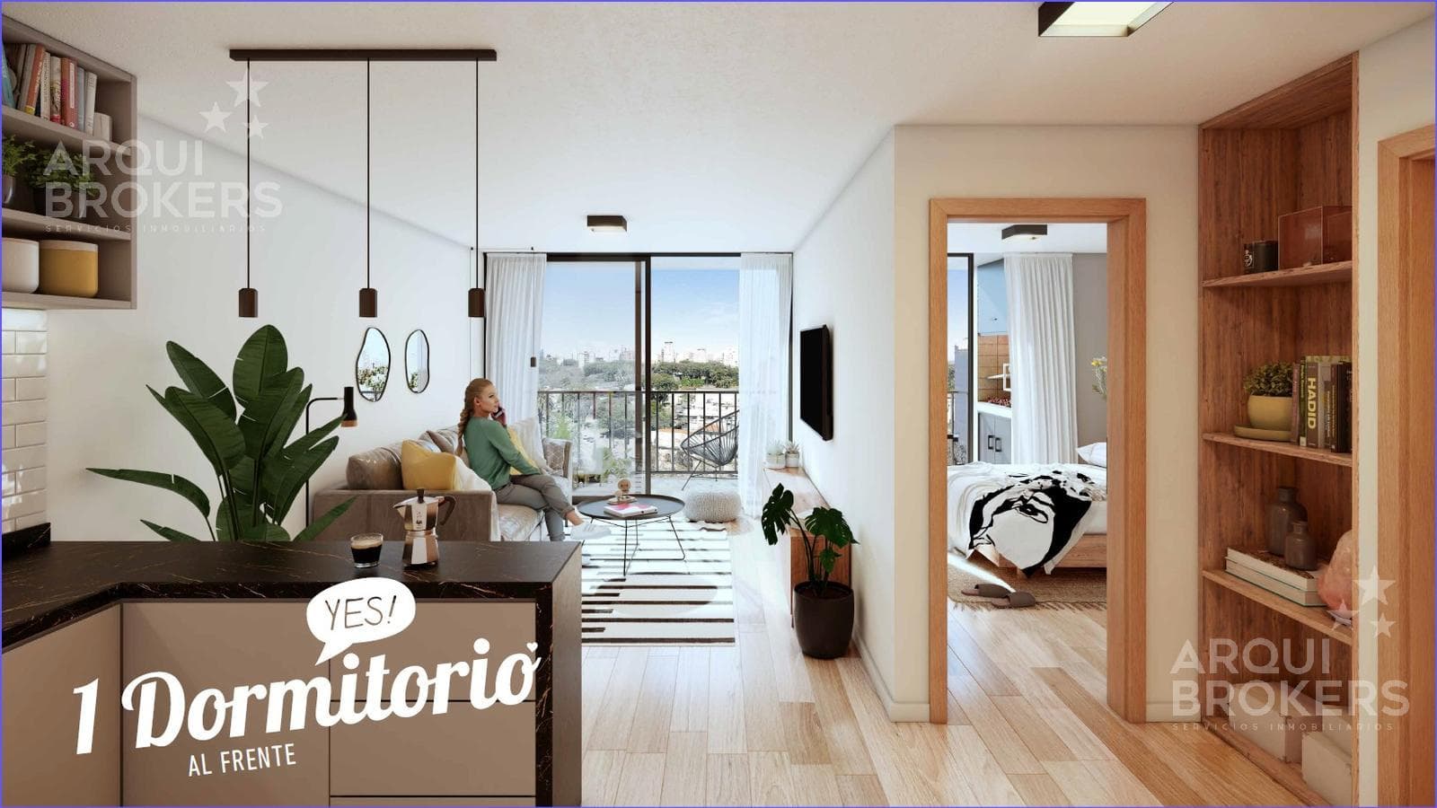 One-bedroom apartment for sale in Parque Rodó - 905