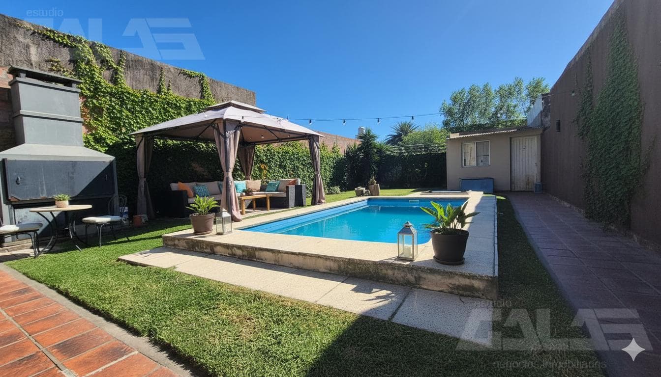 4-room house - Bathroom - Park - Garden - South Morón