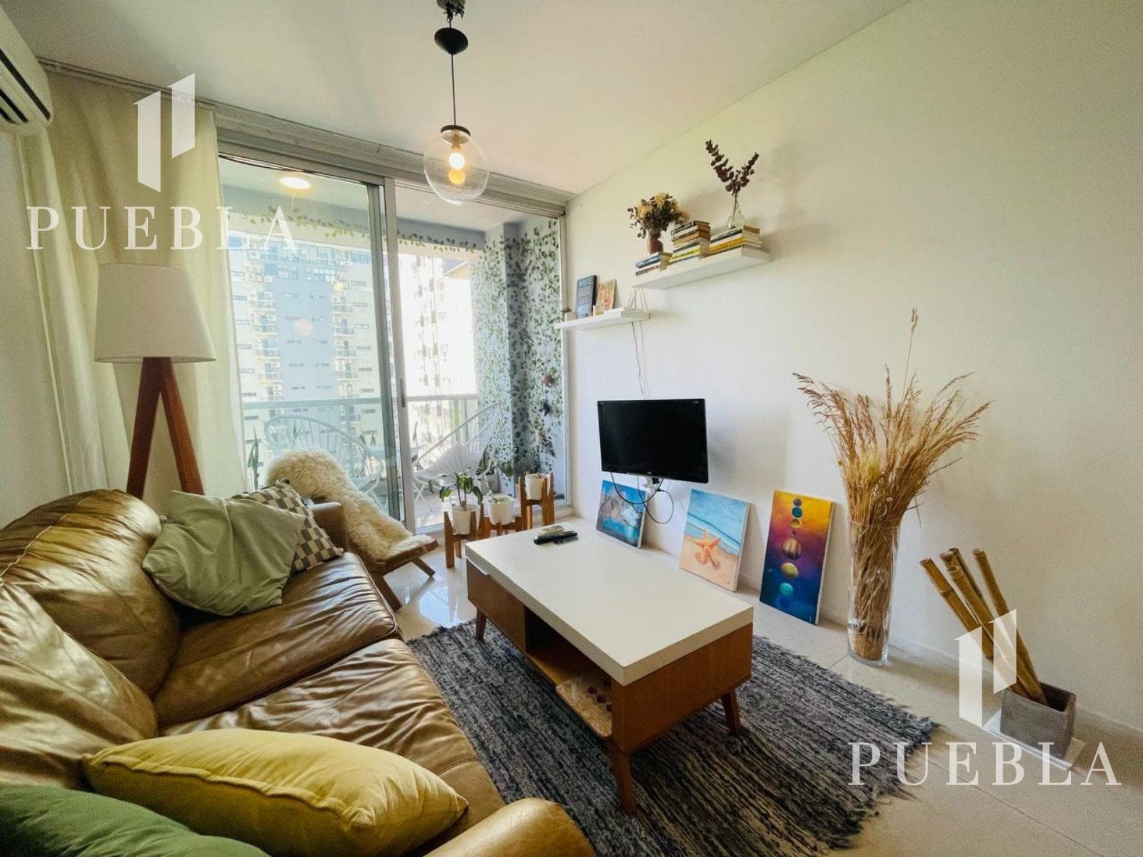FURNISHED 2-ROOM APARTMENT FOR RENT IN PALERMO CHICO WITH OPTIONAL PARKING SPACE AND AMENITIES