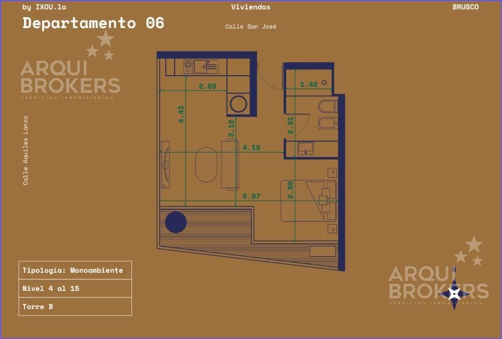 Studio Apartment for Sale in Downtown - 1006B