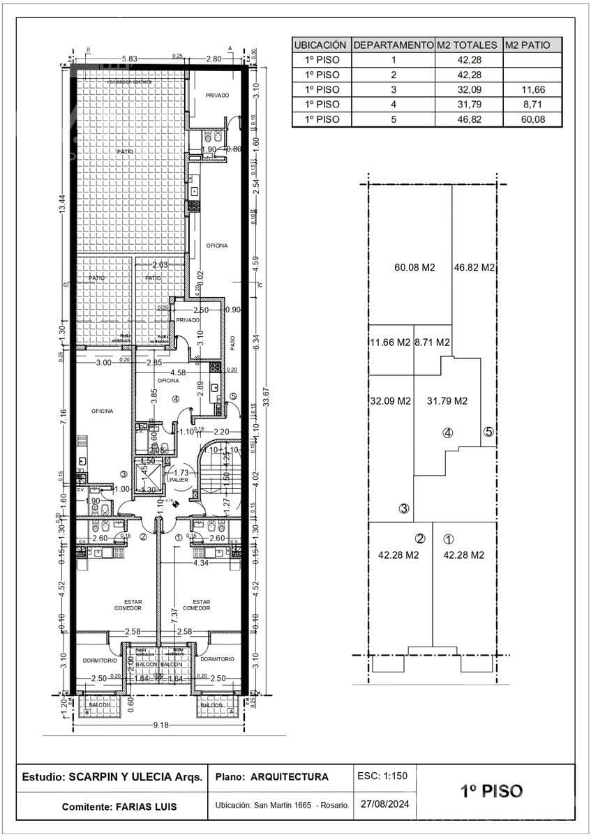 Studio Apartment with Private Patio in Martin