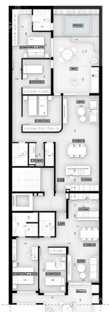 Premium 2-Bedroom Downtown Apartment for Sale with Amenities in Salta, 2020