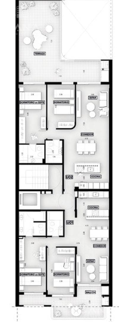 Premium 2-Bedroom Apartment for Sale in the City Center with Exclusive Terrace and Amenities, Salta 2020