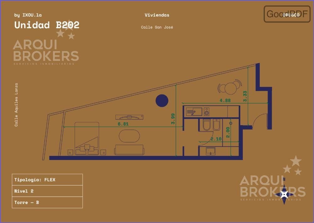 Studio Apartment for Sale in Downtown - 202B
