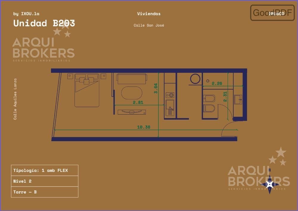 Studio Apartment for Sale in Downtown - 203B