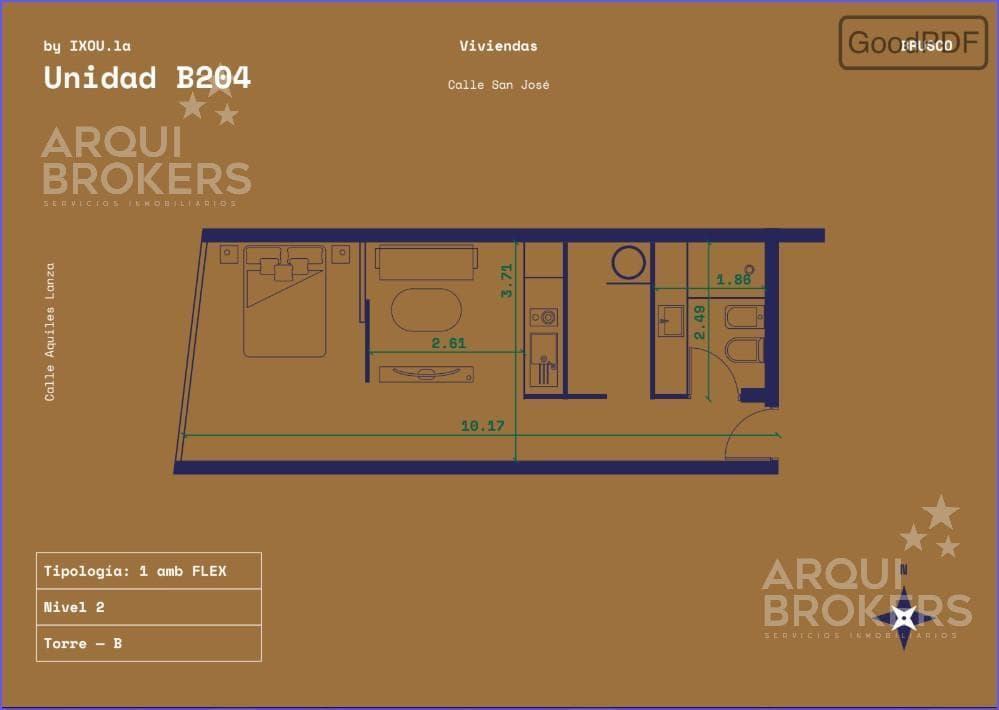 Studio Apartment for Sale in Downtown - 204B