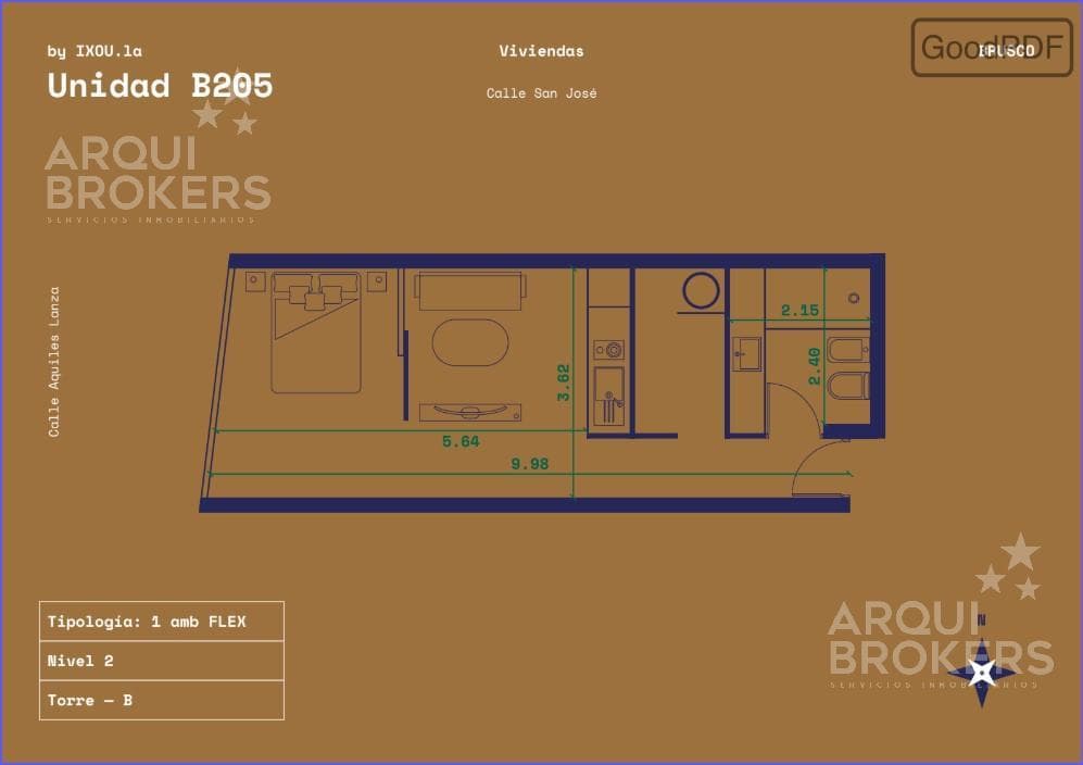 Studio Apartment for Sale in Downtown - 205B