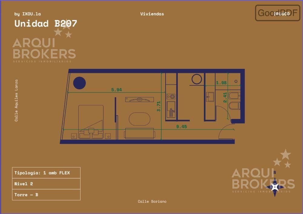 Studio Apartment for Sale in Downtown - 207B