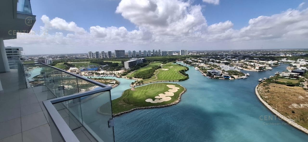 Penthouse 5 Recamaras en Venta Frente al Mar | SLS Marina Beach Puerto Cancún | P4449