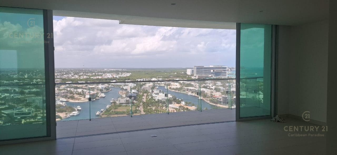 Penthouse 5 Recamaras en Venta Frente al Mar | SLS Marina Beach Puerto Cancún | P4449