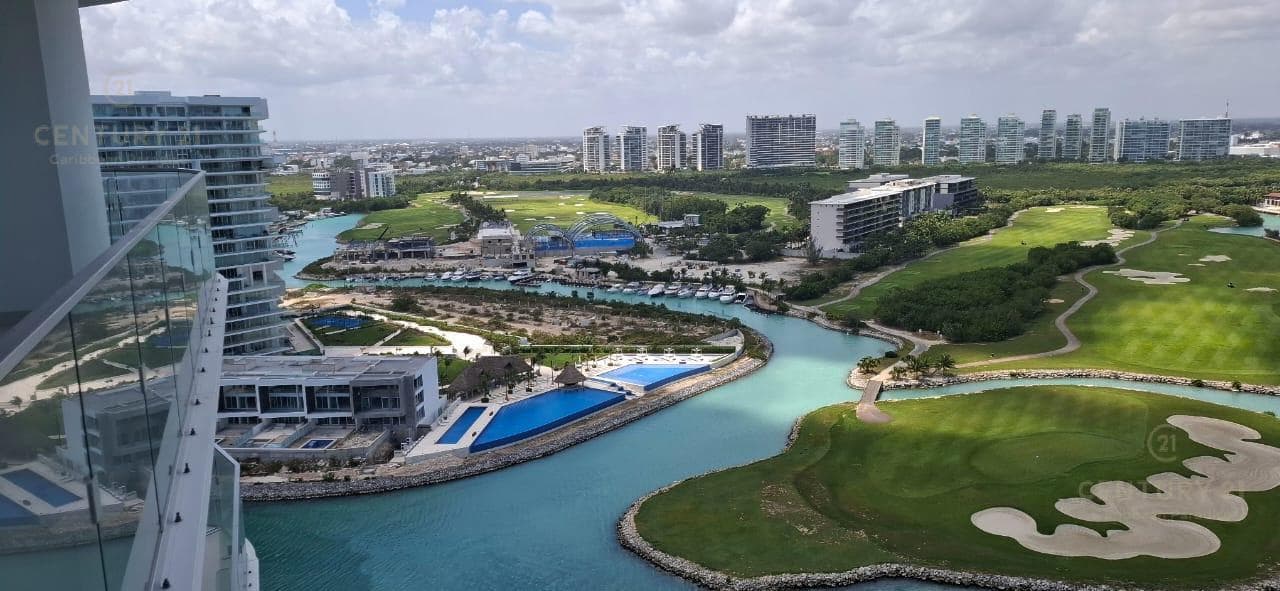 Penthouse 5 Recamaras en Venta Frente al Mar | SLS Marina Beach Puerto Cancún | P4449