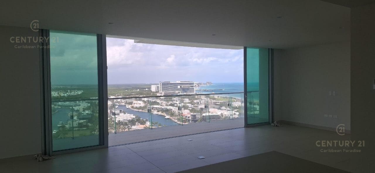 Penthouse 5 Recamaras en Venta Frente al Mar | SLS Marina Beach Puerto Cancún | P4449