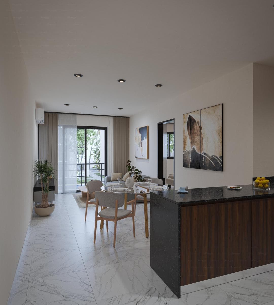 2-Bedroom Apartment in a Residential Complex for Sale with Amenities