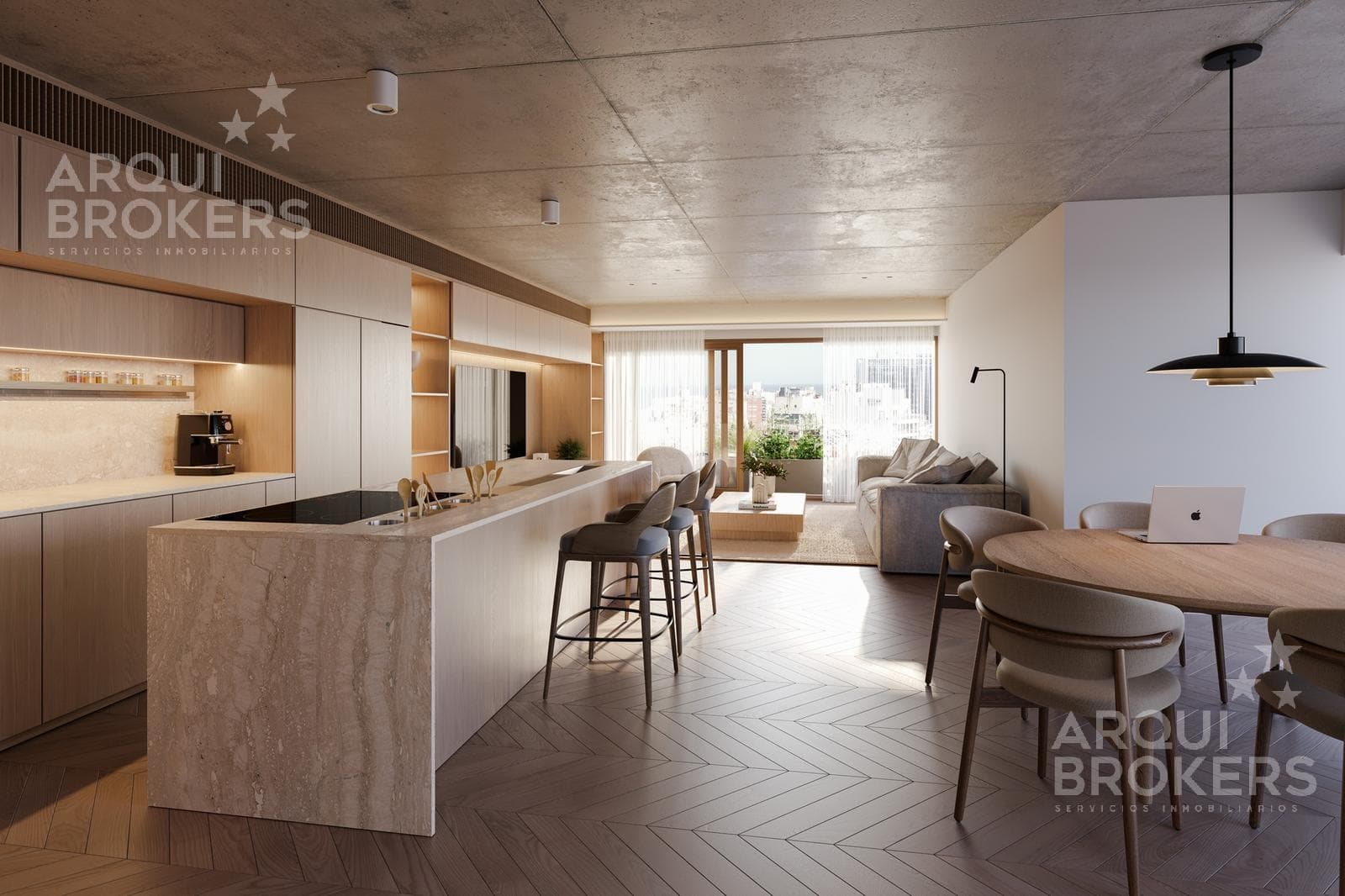 Three-Bedroom Apartment for Sale in Punta Carretas - 1103